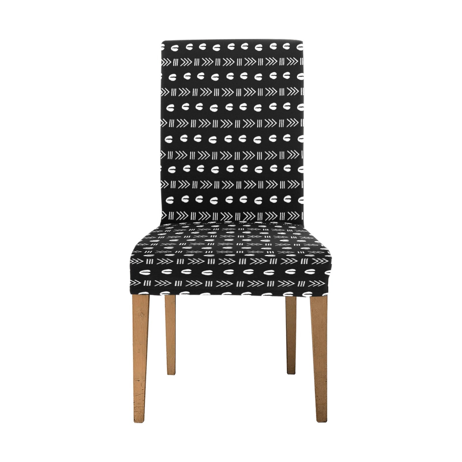 African Cowrie Print Removable Chair Cover -Bynelo