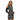 African Mud Cloth Tribal Hoodie Dress | Cut-Out Long Sleeves