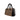 African Leather Bag with Artistic Mud Cloth Pattern - Stylish & Unique