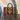 Stylish African Travel Bag: Leather with Geometric Bogolanfini Print