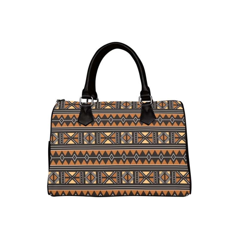 Authentic African Handbags with Bold Boston Geometric Afro Prints