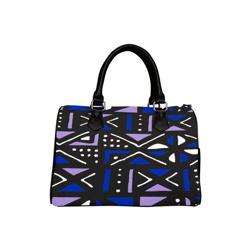 African Handmade Bag Boston Mud Cloth Local Print Multicolor
