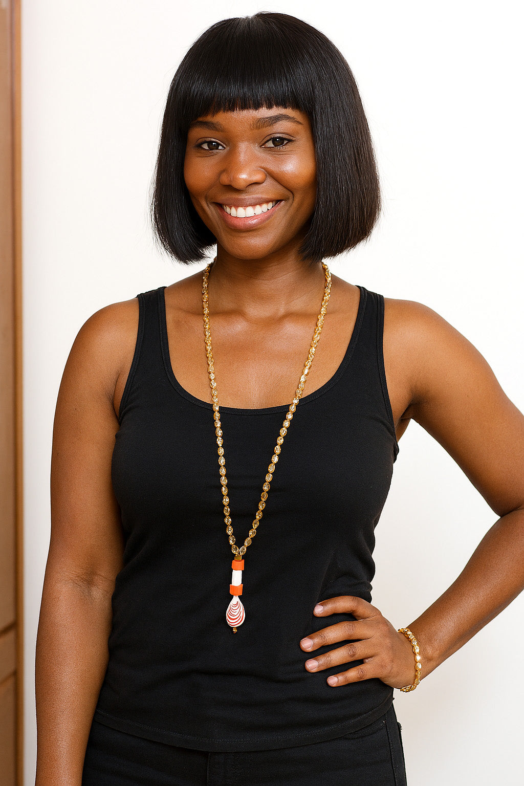 African Beaded Necklace Set | Authentic Jewelry Set