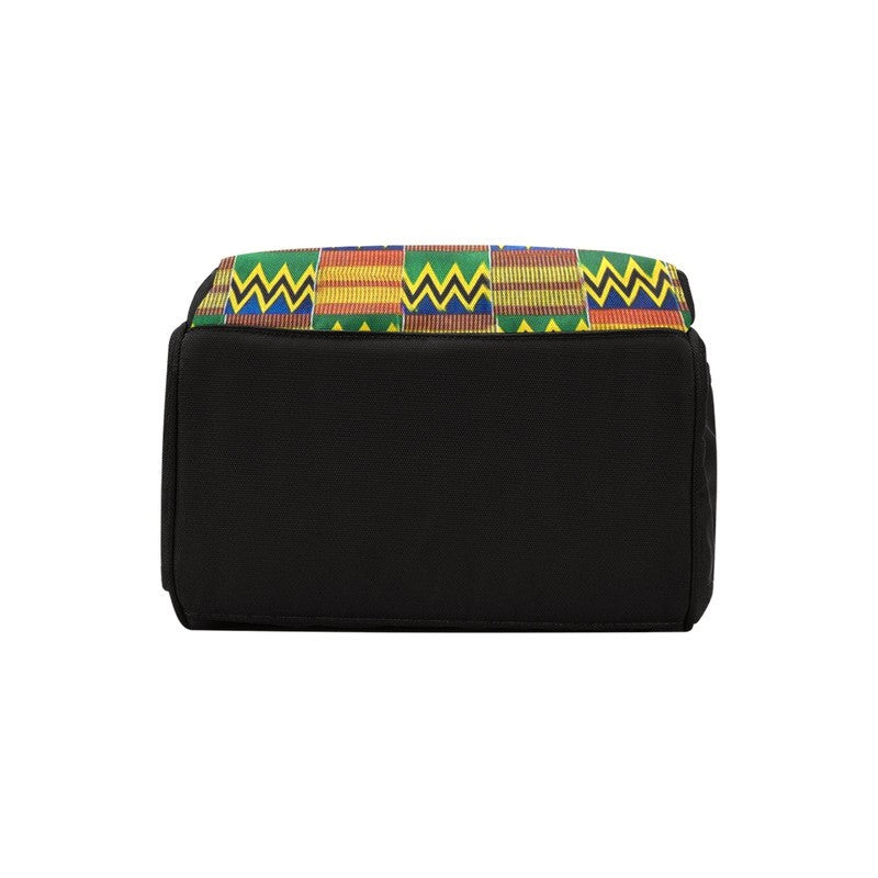 African Kente Backpack | Afro Ghana Fashion | Diaper Bag