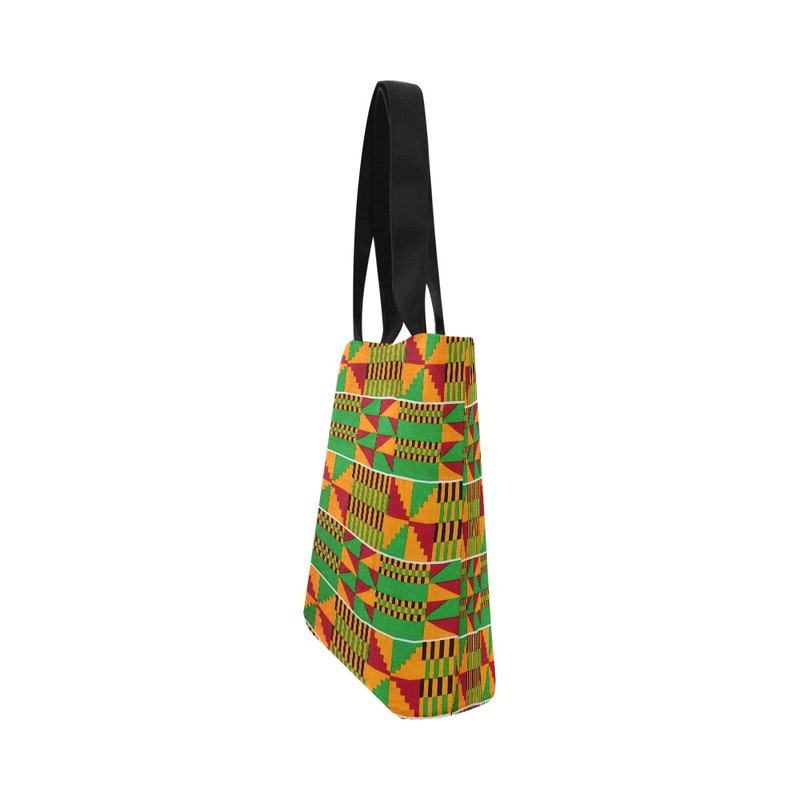 African Kente Cloth Bag Tote | Afrocentric Fashion | Large Capacity