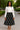 African Skirt Flared Black and White Cowrie Shell Print