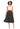 African Skirt Flared Black and White Cowrie Shell Print