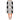 African Skirt Flared | Midi Length | Cowrie White and Black