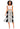 African Skirt Flared | Midi Length | Cowrie White and Black
