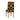 African Tribal Chair Covers Orange Removable Mudcloth Print
