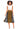 African Tribal Flare Skirt | Cowrie Print Midi Length