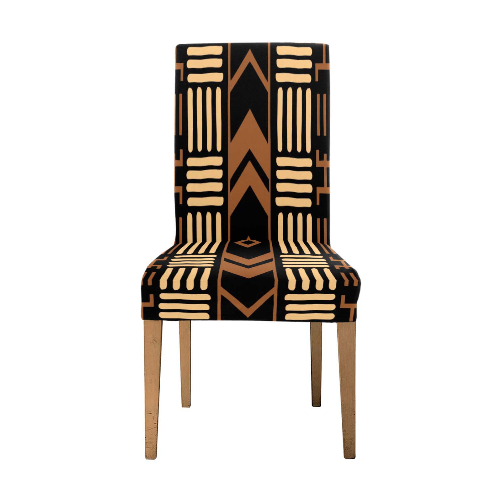 Afrocentric Cloth Dining Chair Covers | Removable Fabric