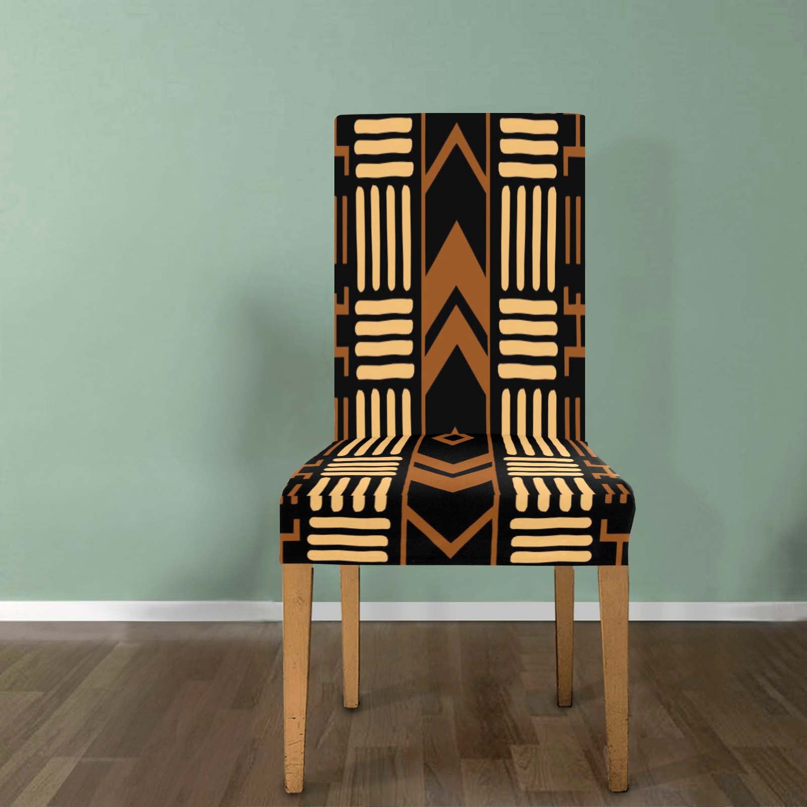 Afrocentric Cloth Dining Chair Covers | Removable Fabric