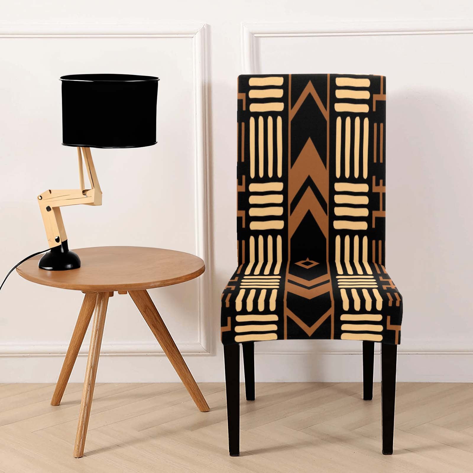Afrocentric Cloth Dining Chair Covers | Removable Fabric