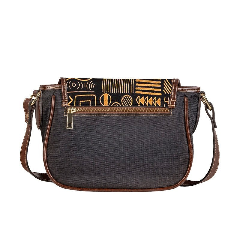 Afrocentric Tribal Print Crossbody Bag Mudcloth | Sadle Style