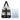 African Leather Travel Bag Featuring Mud Cloth Stripe Pattern