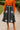 Black African Skirt | Midi Length Cowrie Pattern