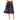 Bogolan African Print Skirt | Midi Length Flared Purple