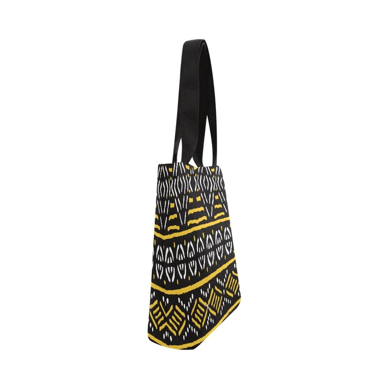 Bogolan African Tote Bag Native Print | Tribal Accessory | Large Capacity
