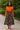 Bogolan Flared Skirt for Women African Print - Midi Length