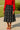 Bogolan Print African Skirt Style | Midi Black & White