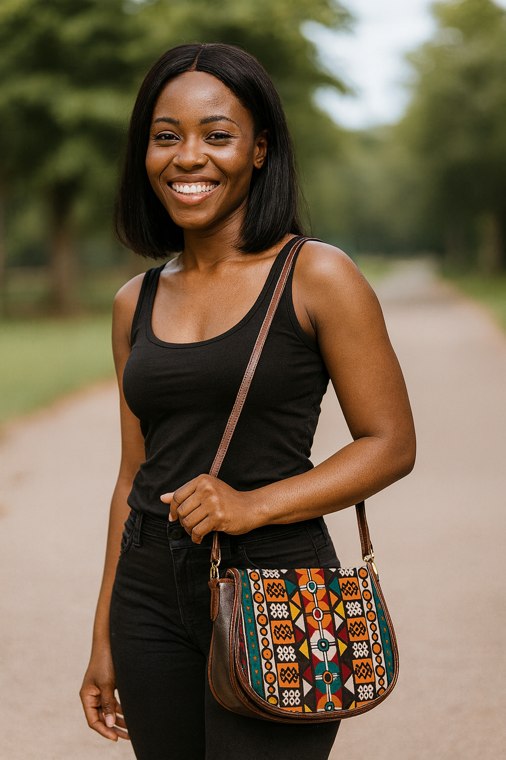 Colorful African Handbags Native Pattern | Sadle Style