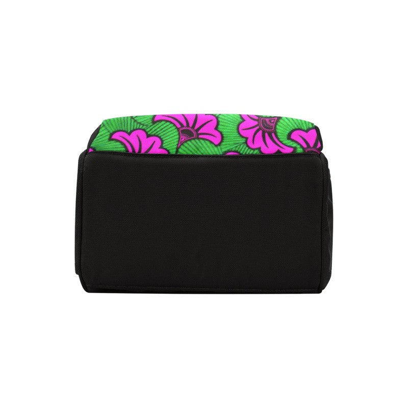 Colorful Ankara Backpack Floral Print | Afrocentric Style