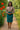 Cotton Pencil Skirt Turquoise Green Midi – Vibrant Elegance