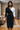 Faux Wrap Midi Pencil Dress For Women Black and White