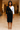 Faux Wrap Midi Pencil Dress For Women Black and White