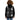 Hoodie Tribal African Mandala Print Black and White