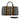 Cowrie Tribal Print African Leather Travel Bag | Authentic & Stylish