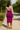 Midi Skirt Pencil Magenta Cotton – Vibrant Chic