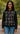 Modern Hoodie African Print Tribal Scissors Pattern