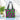 Multicolor African Wax Tote Bag | Flower Fashion | Large Capacity