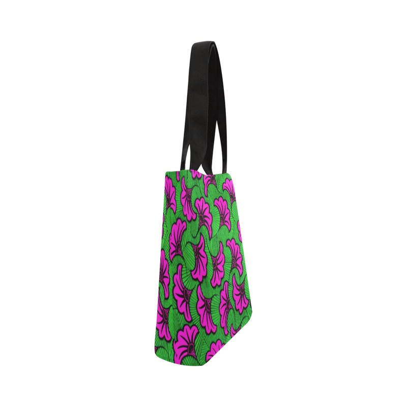 Multicolor African Wax Tote Bag | Flower Fashion | Large Capacity