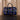 African-Inspired Leather Travel Bag with Multicolor Mud Cloth Print