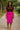 Pencil Midi Skirt Fuchsia Pink Cotton – Vibrant Chic