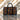 African Bogolan Geometric Leather Travel Bag | Unique Design