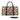 Traditional Congo Pattern African Leather Travel Bag | Durable Style