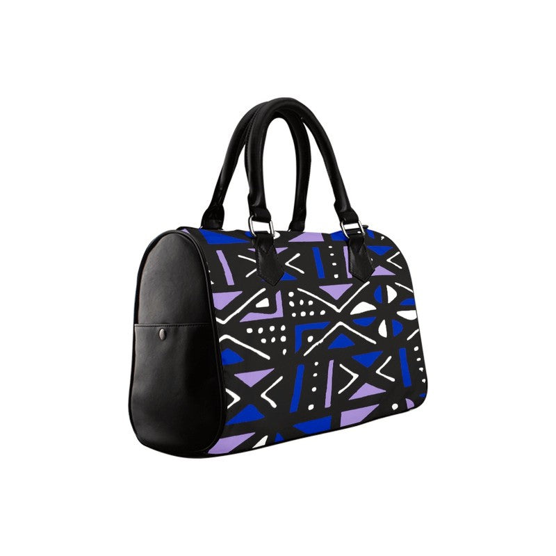 African Handmade Bag Boston Mud Cloth Local Print Multicolor