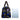 African-Inspired Leather Travel Bag with Multicolor Mud Cloth Print