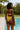 Traditional African Swimwear Gold Print Bikini Set Swimsuit