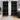 Traditional Black and White Blackout Curtains (Two-Piece)