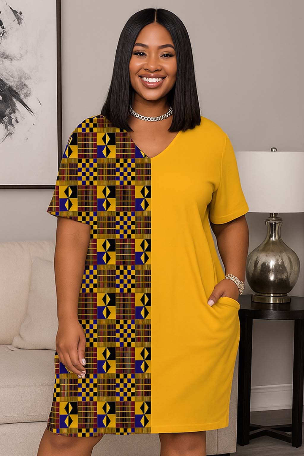 kente mini dress Kente infinity mini MaisondeMawollie