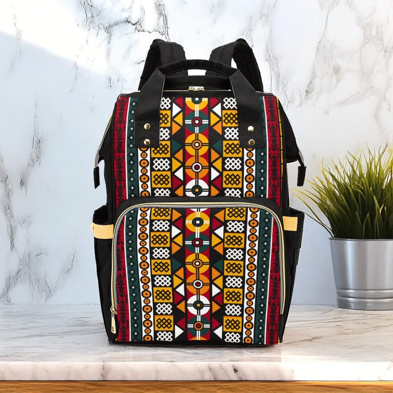Tribal Mudcloth Backpack | Afrocentric Fashion | Diaper Bag
