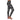 Tribal Print Leggings African Cowrie Black and White
