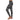 Tribal Print Leggings African Cowrie Black and White
