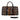 African Bogolan Geometric Leather Travel Bag | Unique Design