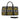 High-Quality African Leather Travel Bag with Bogolan Native Print